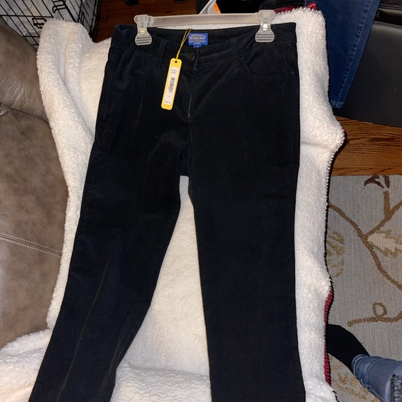 Corduroy boot cut black pants - Picture 4 of 4